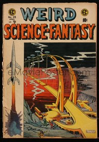 6s0128 WEIRD SCIENCE-FANTASY #28 comic book Apr 1955 Feldstein, Wood, Williamson, Torres & Krenkel!