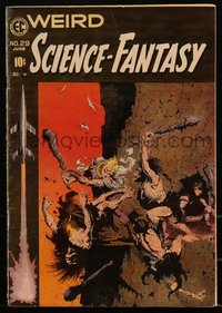 6s0129 WEIRD SCIENCE-FANTASY #29 comic book Jun 1955 incredible Frank Frazetta art, only EC cover!