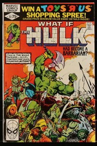 6s0369 WHAT IF #23 comic book October 1980 The Hulk Had Become a Barbarian, John Buscema & Milgrom!