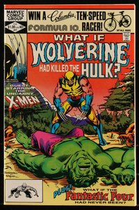 6s0368 WHAT IF #31 comic book February 1982 Wolverine Had Killed The Hulk, Bob Budiansky & Wiacek!