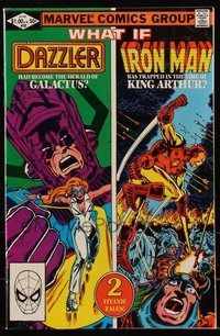6s0367 WHAT IF #33 comic book June 1982 Dazzler & Iron Man cover by John Romita & Bob Layton!