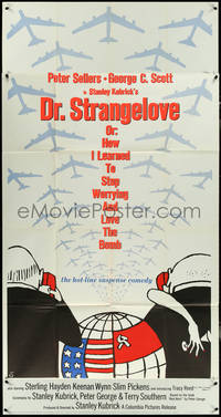 6t0326 DR. STRANGELOVE 3sh 1964 Stanley Kubrick classic, Peter Sellers, great Tomi Ungerer art!