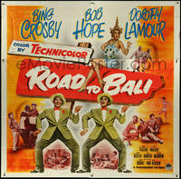 6t0312 ROAD TO BALI 6sh 1952 Bing Crosby, Bob Hope & sexy Dorothy Lamour in Indonesia, ultra rare!