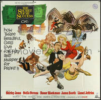 6t0313 SECRET OF MY SUCCESS 6sh 1965 Frazetta art of sexy Shirley Jones, Stella Stevens & top cast!