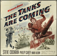 6t0316 TANKS ARE COMING 6sh 1951 Sam Fuller, Uncle Sam's iron-nerved yanks in tanks, ultra rare!