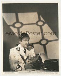 6t1538 CASABLANCA 8x10 key book still 1942 best portrait of Claude Rains at desk as Captain Renault!