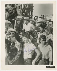 6t0081 DON MURRAY signed 8.25x10 still 1956 with Marilyn Monroe & others at rodeo in Bus Stop!