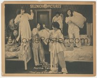 6t1618 LAW OF COMPENSATION 8x10 LC 1917 Norma Talmadge in pillow fight with girls, ultra rare!