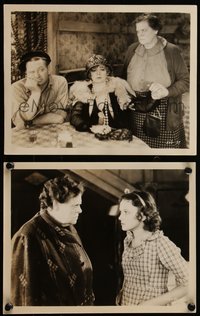 6t1661 MIN & BILL 2 8x10 stills 1930 great images of Marie Dressler & Wallace Beery, Dorothy Jordan!