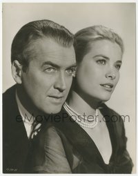 6t1592 REAR WINDOW 7.5x9.5 still 1954 best c/u of James Stewart & beautiful Grace Kelly, Hitchcock!