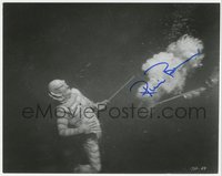 6t0100 RICOU BROWNING signed 7.25x9.25 still R1972 as the Creature From the Black Lagoon underwater!