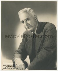 6t0102 SAMUEL S. HINDS signed deluxe 7.5x9.5 still 1930s close portrait of the actor in suit & tie!