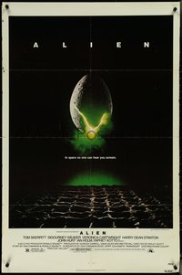 6t0991 ALIEN 1sh 1979 Ridley Scott sci-fi monster classic, cool hatching egg image!