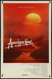 6t0540 APOCALYPSE NOW Aust 1sh 1979 Francis Ford Coppola, Bob Peak art of choppers in Vietnam!