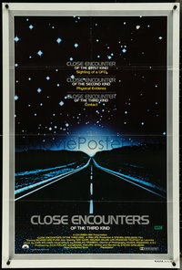 6t0544 CLOSE ENCOUNTERS OF THE THIRD KIND Aust 1sh 1977 Steven Spielberg sci-fi classic, Dreyfuss!