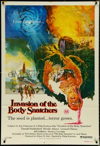 6t0553 INVASION OF THE BODY SNATCHERS Aust 1sh 1978 Kaufman classic remake of sci-fi thriller, rare!