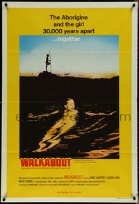 6t0562 WALKABOUT Aust 1sh 1971 naked swimming Jenny Agutter, Nicolas Roeg Australian classic!