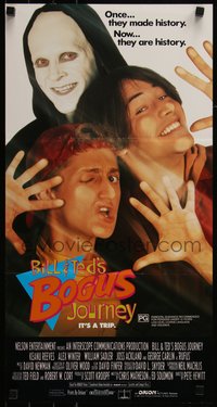 6t0472 BILL & TED'S BOGUS JOURNEY Aust daybill 1991 Keanu Reeves & Winter, Sadler, ultra rare!