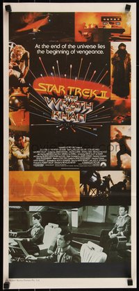 6t0529 STAR TREK II Aust daybill 1982 The Wrath of Khan, Leonard Nimoy, William Shatner