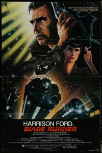 6t1028 BLADE RUNNER NSS style 1sh 1982 Ridley Scott sci-fi classic, art of Harrison Ford by Alvin!