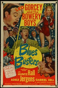 6t1037 BLUES BUSTERS 1sh 1950 Leo Gorcey and the Bowery Boys, Adele Jergens & Phyllis Coates!