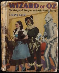 6t1519 WIZARD OF OZ English hardcover book 1939 w/8 color plates from the 1939 movie, ultra rare!