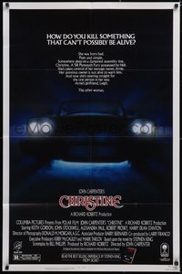 6t1065 CHRISTINE 1sh 1983 written by Stephen King, directed by John Carpenter, killer car!