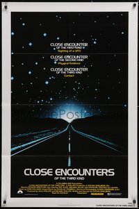 6t1071 CLOSE ENCOUNTERS OF THE THIRD KIND 1sh 1977 Steven Spielberg sci-fi classic, Dreyfuss!