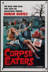 6t1079 CORPSE EATERS 1sh 1974 the dead come back with an unnatural hunger for human bodies!