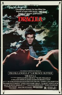 6t1103 DRACULA style B 1sh 1979 Bram Stoker, vampire Frank Langella & c/u of sexy Jan Francis!