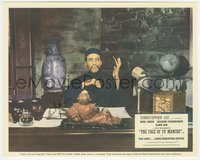 6t0069 CHRISTOPHER LEE signed color English FOH LC 1965 the Asian villain in The Face of Fu Manchu!