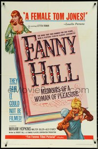 6t1118 FANNY HILL 1sh 1965 Russ Meyer, sexy Leticia Roman is the female Tom Jones!