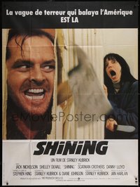 6t0246 SHINING French 1p 1980 Stephen King & Stanley Kubrick horror masterpiece, Jack Nicholson!