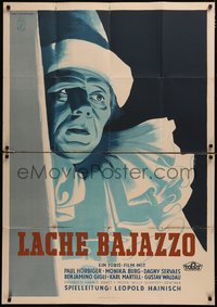 6t0463 LAUGH PAGLIACCI German 33x47 1943 sad clown Paul Horbiger by Georg Tscherepoff, ultra rare!