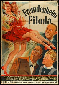 6t0448 FREMDENHEIM FILODA German 37x54 1937 P.I. tracks & falls in love w/ wrong woman, ultra rare!