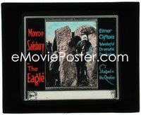 6t1503 EAGLE glass slide 1918 masked outlaw Monroe Salisbury in the title role, ultra rare!