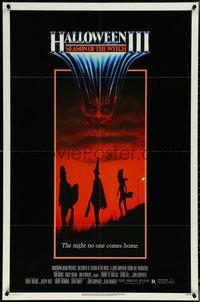 6t1160 HALLOWEEN III 1sh 1982 Season of the Witch, horror sequel, the night no one comes home!