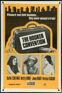 6t1173 HOOKER CONVENTION 1sh 1970s pleasure was their business... they never missed a trick!