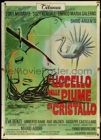 6t0254 BIRD WITH THE CRYSTAL PLUMAGE Italian 1p R1970s Argento's L'Uccello Dalle Piume Di Cristallo!