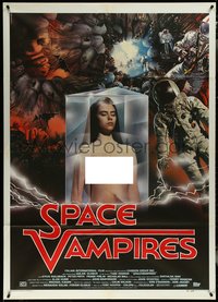 6t0261 LIFEFORCE Italian 1p 1985 Space Vampires, Symeoni, different image of topless Mathilda May!