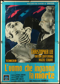 6t0288 MAN WHO COULD CHEAT DEATH Italian 2p 1960 Hammer horror, different c/u of Differing & Court!