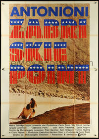 6t0301 ZABRISKIE POINT Italian 2p 1970 Michelangelo Antonioni's bizarre movie about teen sex!