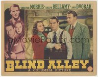 6t0672 BLIND ALLEY LC 1939 Chester Morris draws gun between Ralph Bellamy & Ann Dvorak, ultra rare!