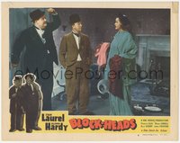 6t0673 BLOCK-HEADS LC #6 R1947 Hardy tells Laurel to hide from his wife Patricia Ellis, ultra rare!