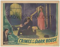 6t0688 CRIMES AT THE DARK HOUSE LC 1940 Sylvia Marriott watches Tod Slaughter beat guy, ultra rare!