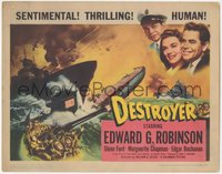 6t0582 DESTROYER TC 1943 Navy sailor Edward G. Robinson, Glenn Ford, Marguerite Chapman, WWII!