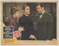 6t0709 GASLIGHT LC 1944 Charles Boyer wants Joseph Cotten to leave him & Ingrid Bergman alone!