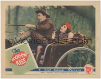 6t0714 GOOD-BYE KISS LC 1928 great c/u of Sally Eilers riding in horse-drawn buggy, ultra rare!