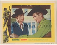 6t0724 HIGH NOON LC #6 1952 great close up of deputy Lloyd Bridges trying to blackmail Gary Cooper!