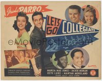 6t0610 LET'S GO COLLEGIATE TC 1942 Frankie Darro, Marcia Mae Jones, Mantan & Keye Luke, rare!